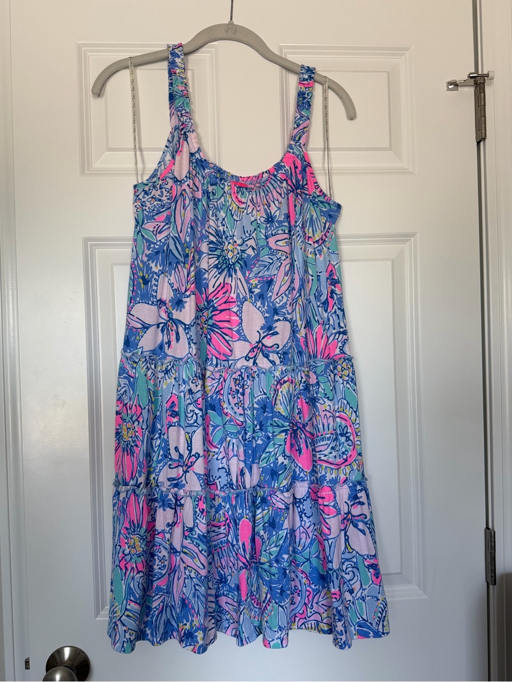Lilly Pulitzer Loro swing dress size S Got your back pop up print